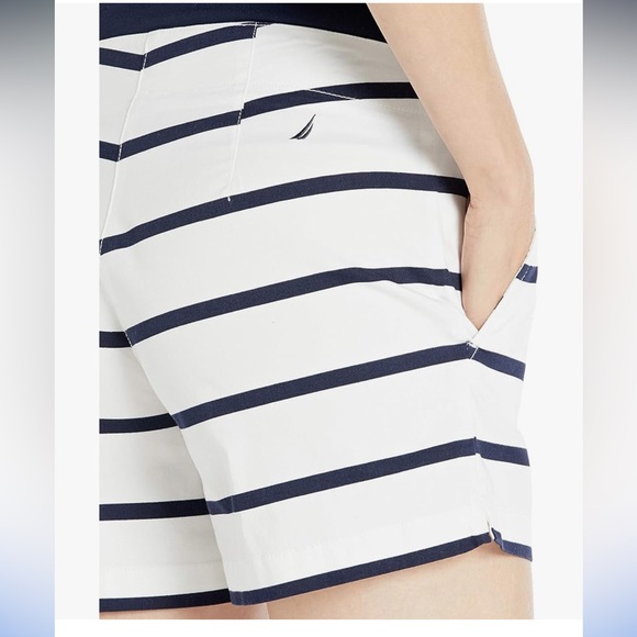 Nautica Women's Comfort Tailored Stretch Cotton Solid and Novelty Short - Picture 4 of 6
